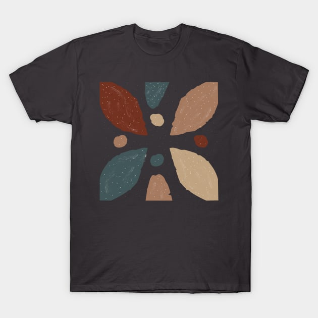 Terracotta Abstract T-Shirt by Creative Meadows